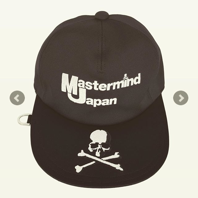 mastermind JAPAN マスターマインドジャパン ベースボールキャップ 刺繍 ブラック MJ19E03-CA005-605