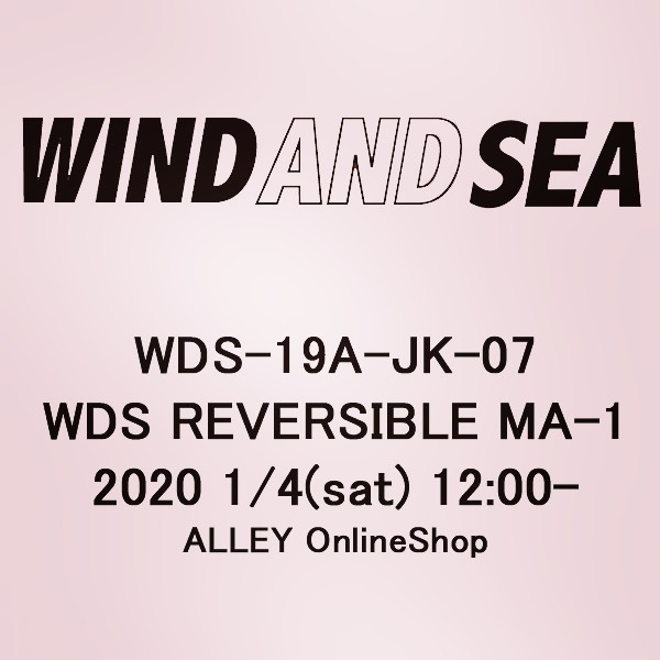 WIND AND SEA ウィンダンシー WDS REVERSIBLE MA-1 ブルゾン WDS-19A-JK-07