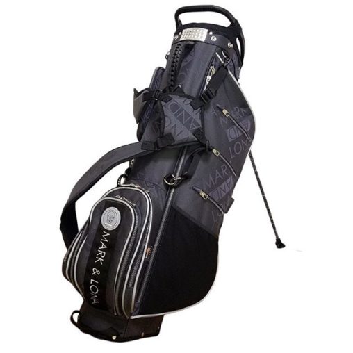 MARK&LONA マークアンドロナ MONOGRAM CADDY キャディバッグ チャコール ML-ZC70