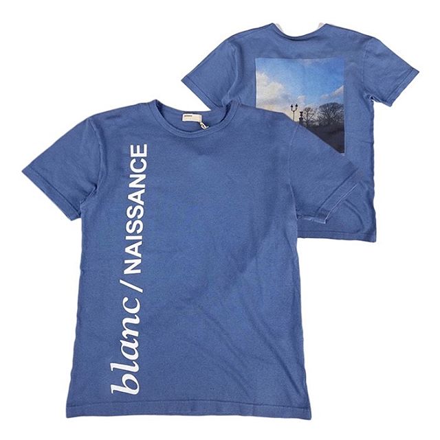 NAISSANCE ネサーンス PHOTO TEE (BACK) Tシャツ ブルー 20S-NSA-CS-12