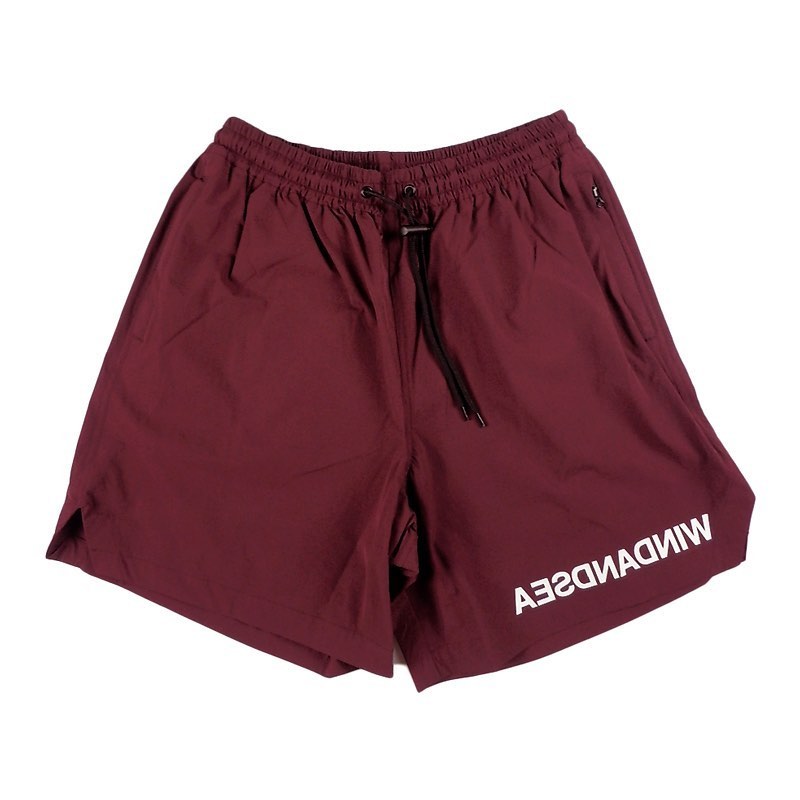 WIND AND SEA ウィンダンシー WDS NYLON SHORTS バーガンディー WDS-20S2-PT-01 | ALLEY