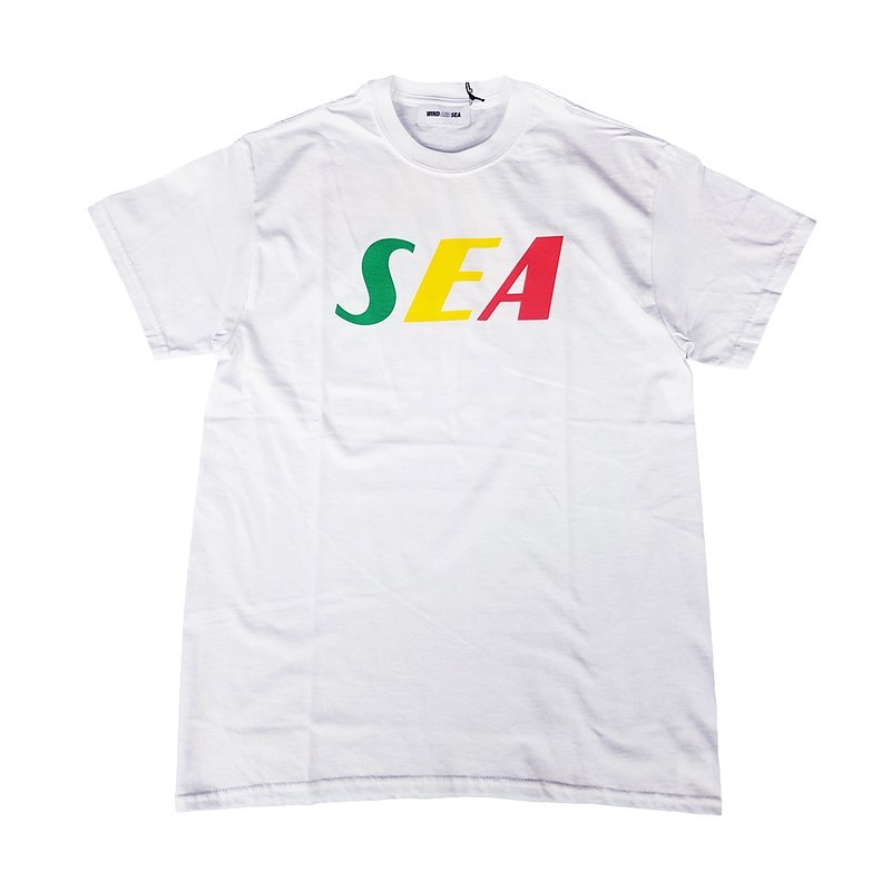 WIND AND SEA ウィンダンシー SEA ”TRICOLOR” TEE Tシャツ ホワイト(GR-YE-RD) WDS-20S2-CS-05