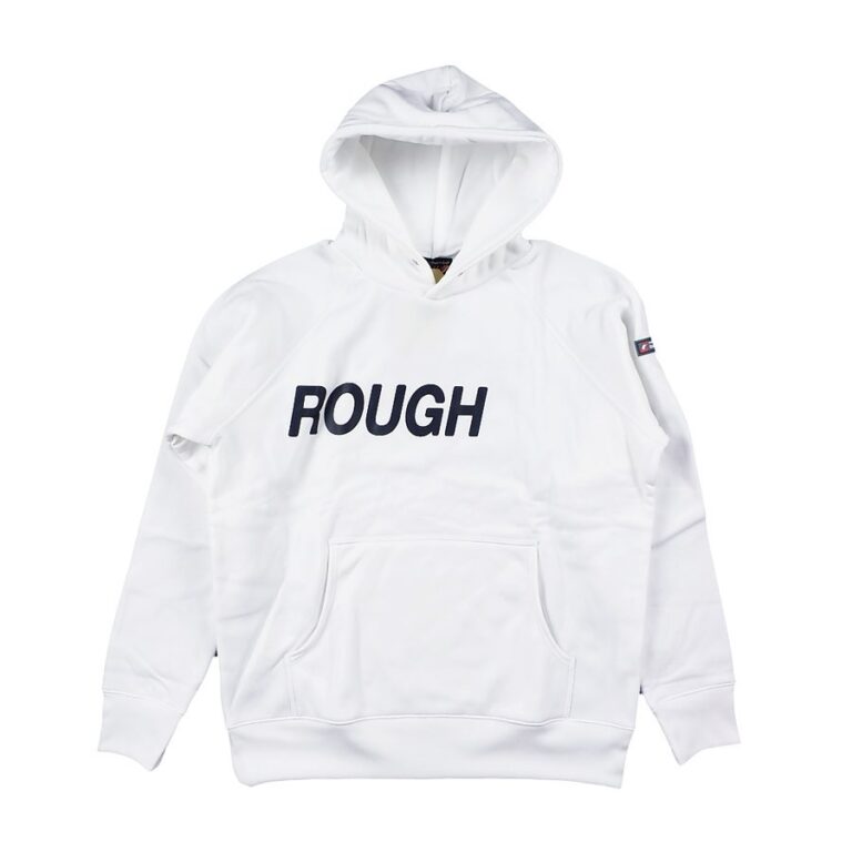 rough&swell ラフアンドスウェル BIG LOGO HOODIE ビッグロゴ プルオーバーパーカー ホワイト RSM-20205 | ALLEY COMPANY