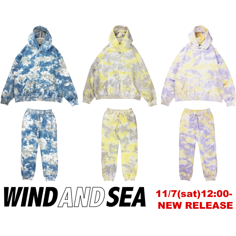 11月7日（土）新作発売】SEA (tie-dye) HOODIE タイダイ プルオーバー 