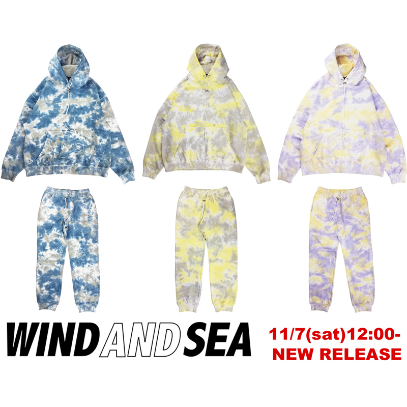 WIND AND SEA   プルオーバー　　シアン