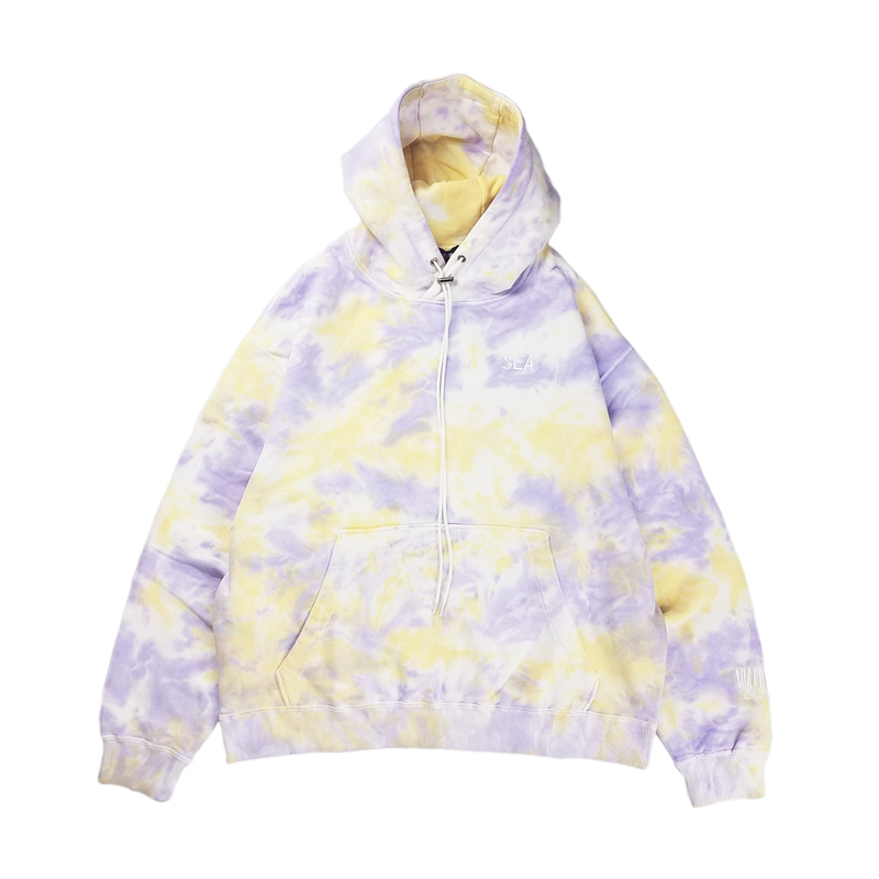 ウィンダンシー WIND AND SEA Hoodie  タイダイ柄 ピンク