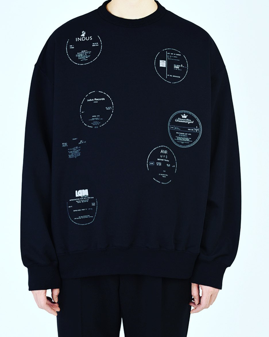 LAD MUSICIAN ラッドミュージシャン CREW NECK PULLOVER クルーネック プルオーバースウェット ブラック 2121